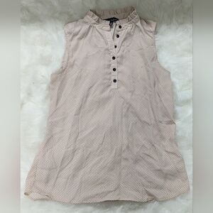 Jasmine & Juliana Polka Dot Sleeveless Top Size Medium